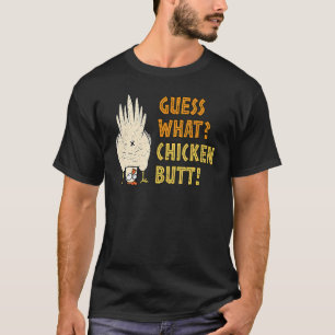 Camiseta Adivinhe O Que Bunda de Galinha  Sarcasmo Hilário