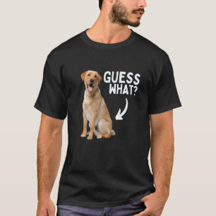 Camiseta Adivinhe O Que Bunda De Labrador Amarelo! Labrador