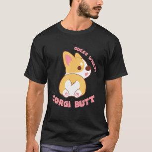 Camiseta Adivinhe O Que Corgi Bumbum Cachorro