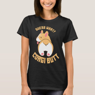 Camiseta Adivinhe O Que Corgi Bumbum Cachorro