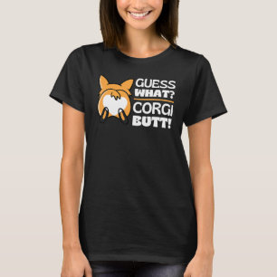 Camiseta Adivinhe o que Corgi Bunda Cardigã Pembroke Welsh
