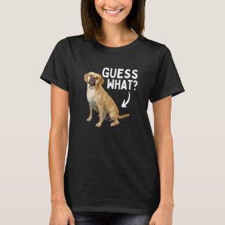 Camiseta Adivinhe O Que Dono de Cachorro Híbrido Puggle But