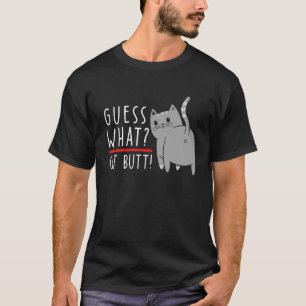 Camiseta Adivinhe O Que é Bunda de Gato! - Gatinho Gordinho
