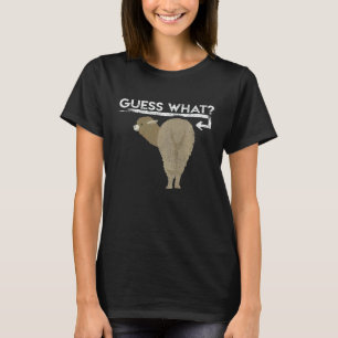 Camiseta Adivinhe O Que É O Traseiro De Lhamas
