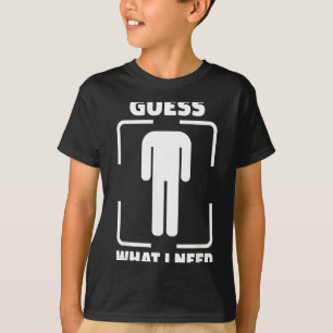 Camiseta Adivinhe o que eu preciso humor engraçado banheiro
