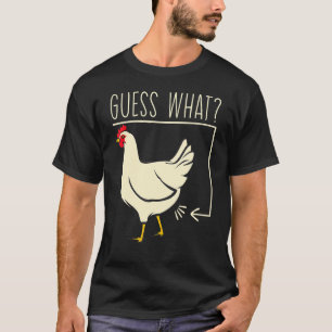 Camiseta Adivinhe O Que Fazendas De Bunda De Frango Bunda D