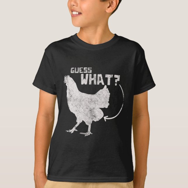 Camiseta Adivinhe O Que Frango  (Frente)