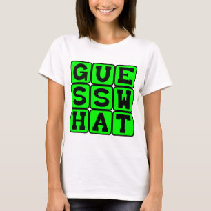 Camiseta Adivinhe o que, Guardando um Segredo