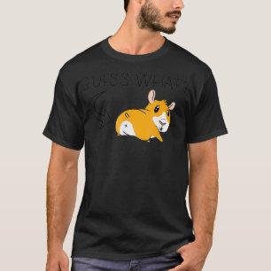 Camiseta ADIVINHEM O QUE GUINÉ PIG Engraçado Meme Cavy
