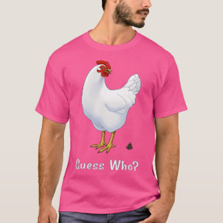 Camiseta Adivinhem Que Bumbum De Frango Adivinha Quem Chick