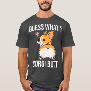 Camiseta Adivinhem Que Cachorro De Corgi Engraçado De Corgi