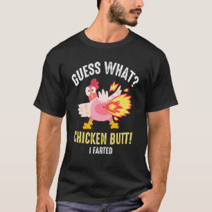 Camiseta Adivinhem Que Galinha Bumbum Fresca Fresca