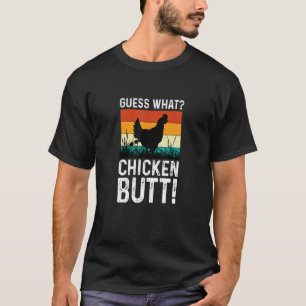 Camiseta Adivinhem que Roupa de Bumbum de frango