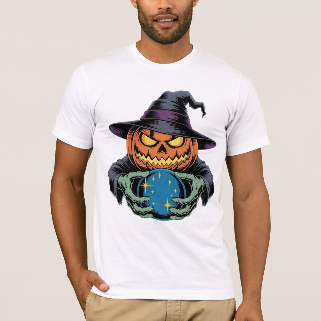 Camiseta Adivinho Jack Halloween (Frente)