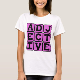 Camiseta Adjetivo, Classe de Palavras