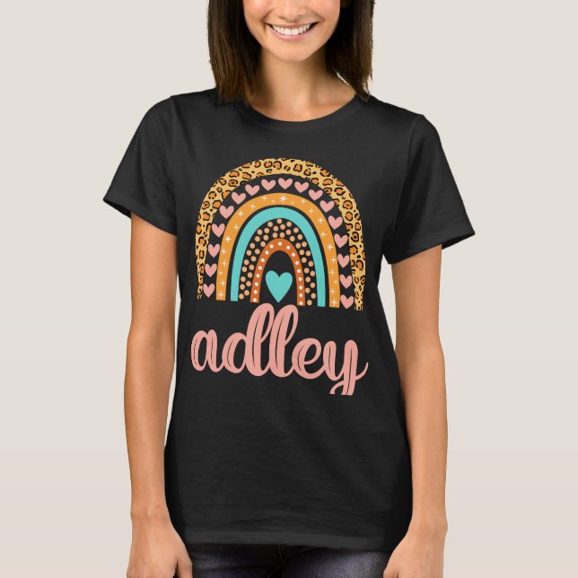 Camiseta Adley Name Adley Birthday (Frente)