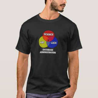 Camiseta Administração do banco de dados ... Ciência e Arte
