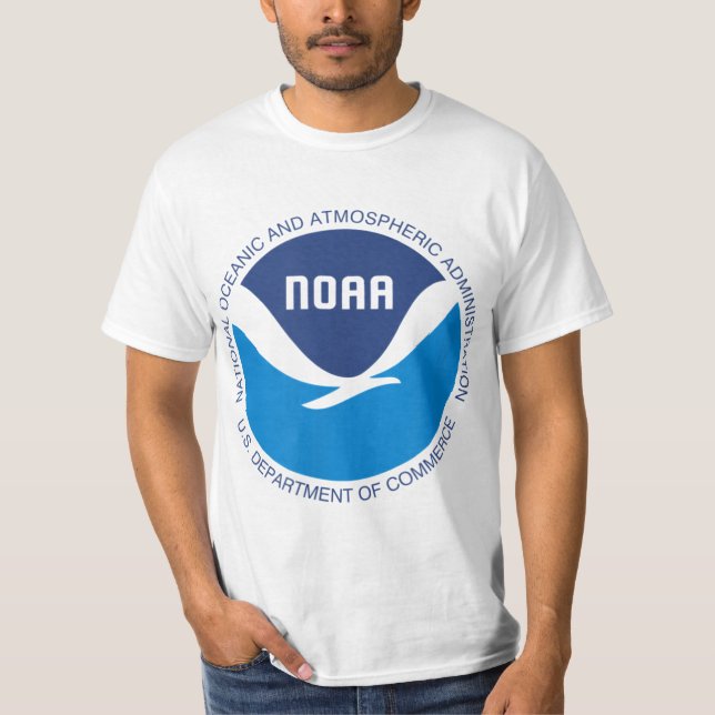 Camiseta Administração Oceânica e Atmosférica Nacional da N (Frente)