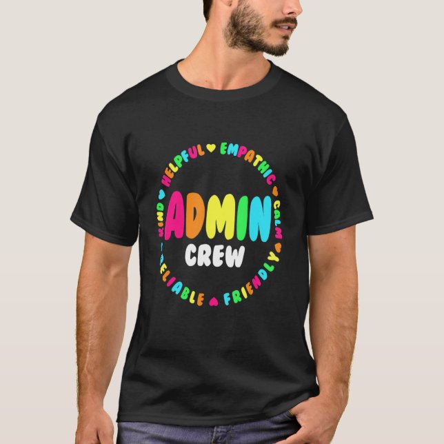 Camiseta Administrador Adjunto da Equipe de Administração d (Frente)