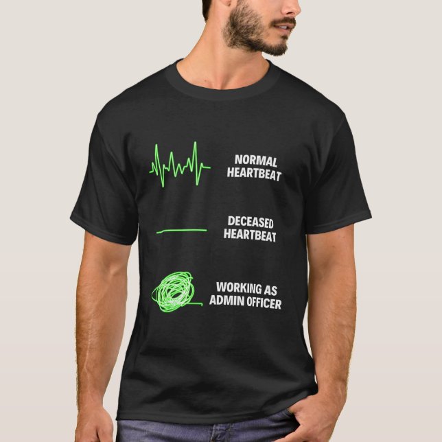 Camiseta Administrador-Admin Oficial de Trabalho (Frente)
