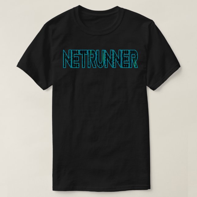 Camiseta Administrador de Admin de Rede Netrunner (Frente do Design)