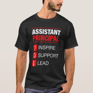 Camiseta Administrador de Chumbo de Suporte do Principal In