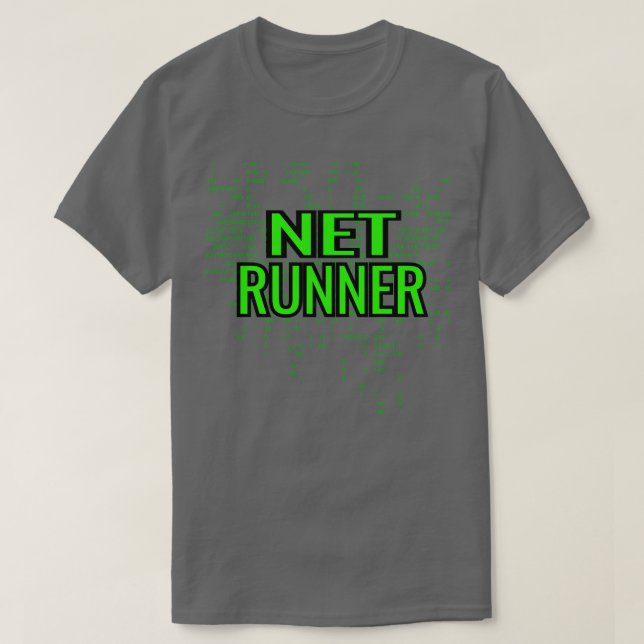 Camiseta Administrador de computador de TI do Netrunmer Pro (Frente do Design)