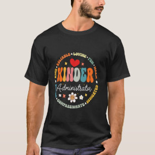 Camiseta Administrador de Kinder Groovy Professor Primeiro 
