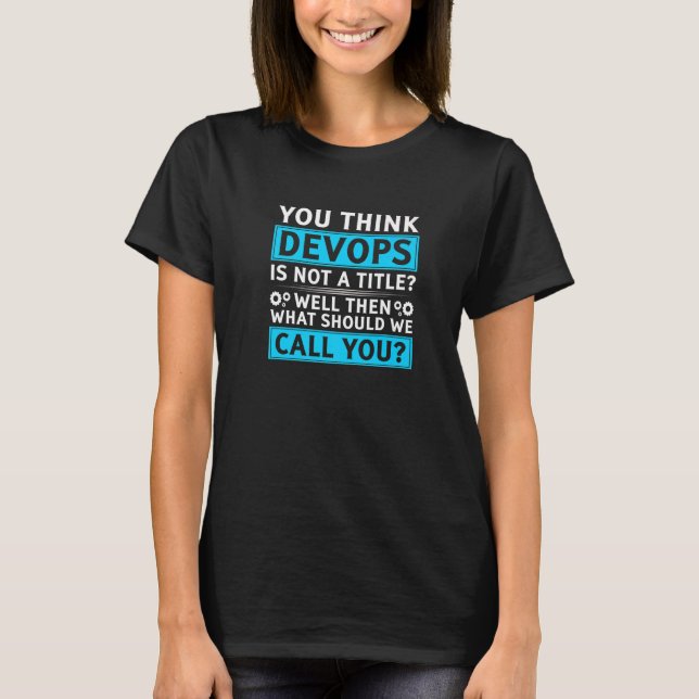 Camiseta Administrador de sistemas e desenvolvedor para um  (Frente)
