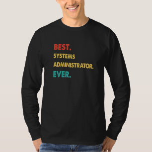 Camiseta ADMINISTRADOR DE SISTEMAS Retro Melhor ADMINISTR S