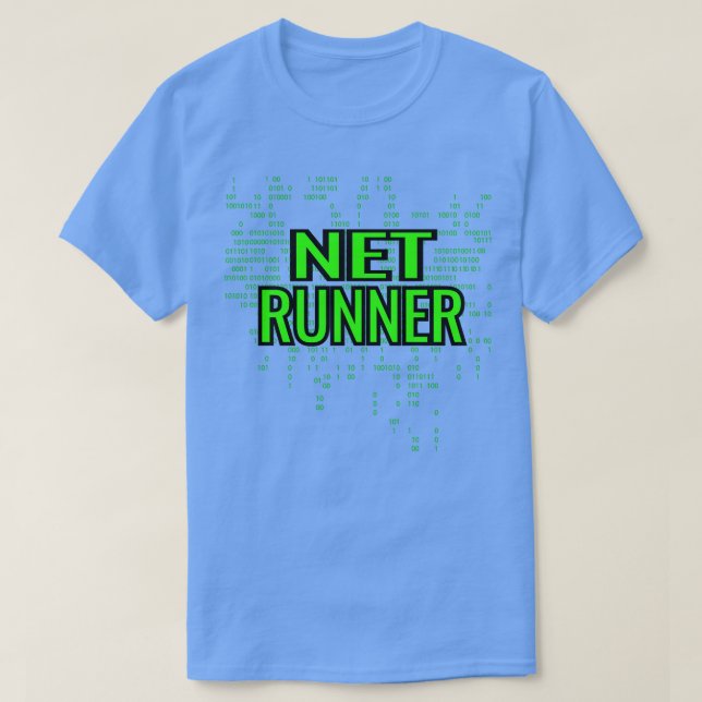 Camiseta Administrador de TI Programador Netrunner de Compu (Frente do Design)
