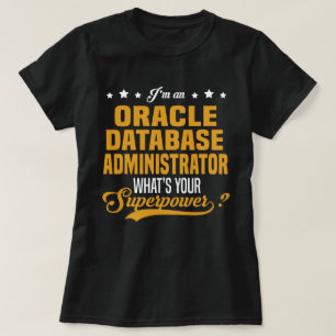 Camiseta Administrador do Oracle Database