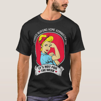 Camiseta Administrador Doméstico de Enfermagem Licenciado