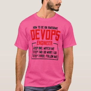 Camiseta Administrador e desenvolvedor do Sys para um engen