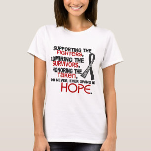 Camiseta Admiração de apoio honrando a melanoma 3,2