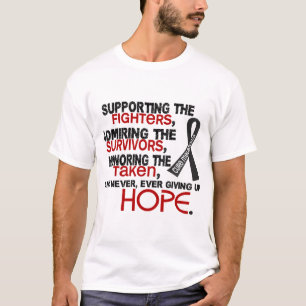 Camiseta Admiração de apoio honrando a melanoma 3,2