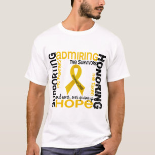 Camiseta Admiração de apoio honrando o cancer de 9