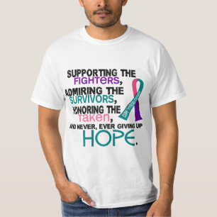Camiseta Admiração de apoio honrando o cancer de tiróide