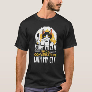 Camiseta Admirador Entusiasta de Gatos Persas e Maine Coon
