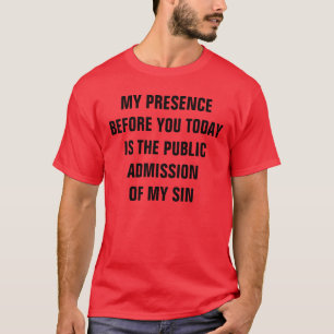 Camiseta admissão