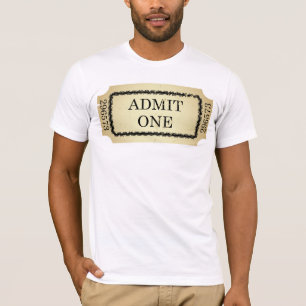 CAMISETA ADMITA UM BILHETE