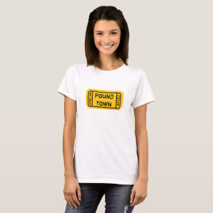 CAMISETA ADMITIR UM AO BILHETE DE VENCIMENTO DA CIDADE EM P