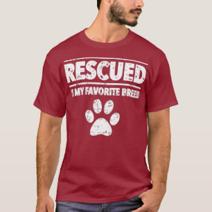 Camiseta Adoção De Cachorro Resgatada É Meu Cachorro De 