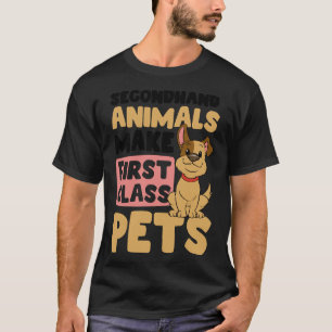 Camiseta Adoção De Cães Animais Em Segunda Classe Frien