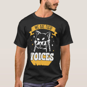 Camiseta Adoção de Gatos Resgate de Animais Direitos dos An
