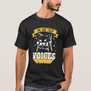 Camiseta Adoção de Gatos Resgate de Animais Direitos dos An