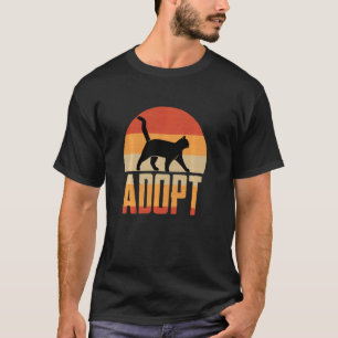 Camiseta Adoção De Gatos Retro E Vintage Resscu De Animais