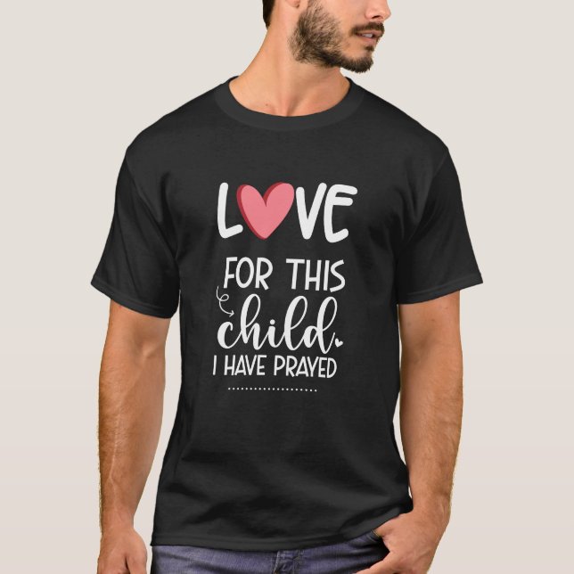 Camiseta Adoção Foster Child Family para Pai e mãe (Frente)