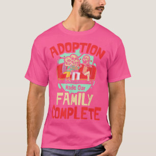 Camiseta Adoção I Família Esqueleto Adora Filha Coração Fil