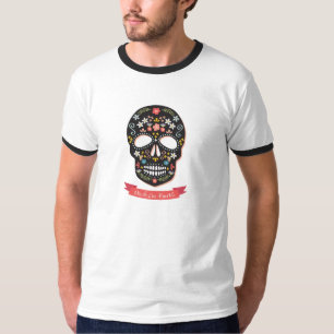 Camiseta Adoce o dia do t-shirt da parede inoperante -